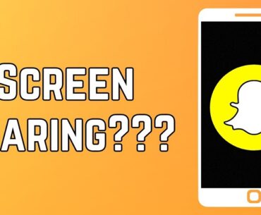 Snapchat screen sharing