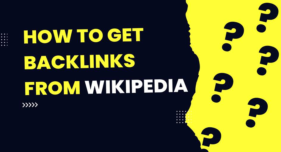 how to get backlinks from wikipedia